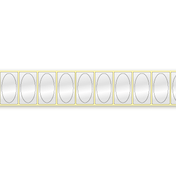 DIA610, 50 x 25 mm, Ovaal label in label thumbnail 5