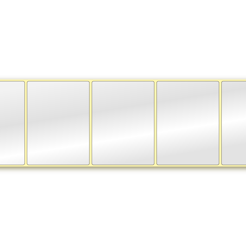 High gloss label, 102 x 76 mm main image