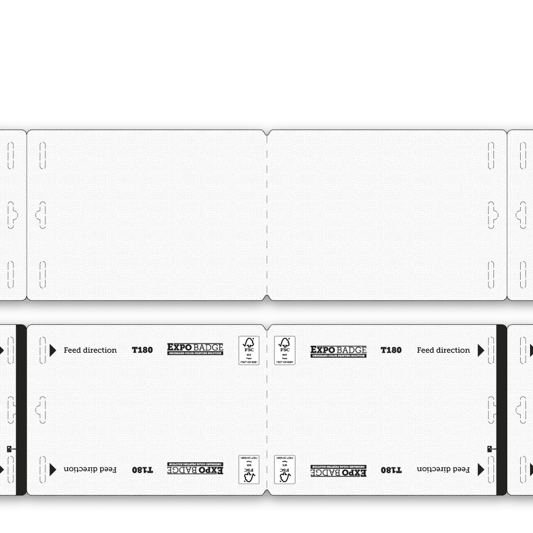 ExpoBadge T180 Branded, 96x134 mm FSC® CERTIFIED thumbnail 3